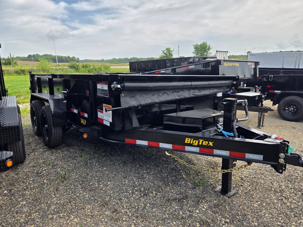 7'x14' Big Tex Trailers Dump 2'