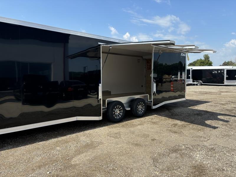 8.5'x32' Alcom Enclosed Cargo 8.5x32 Car Hauler