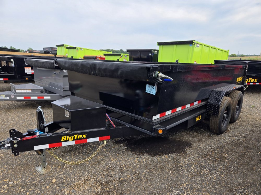 7'x14' Big Tex Trailers Dump 2'