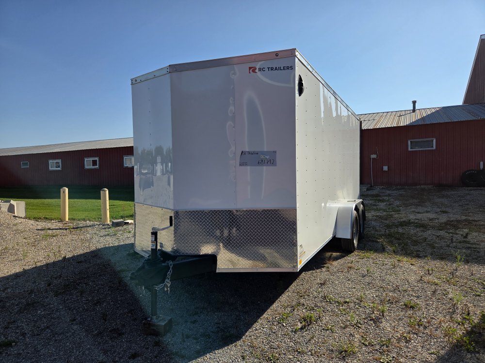 7'x16' RC Trailers Enclosed Cargo RWT 7x16 78"