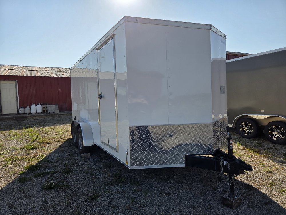 7'x16' RC Trailers Enclosed Cargo RWT 7x16 78"