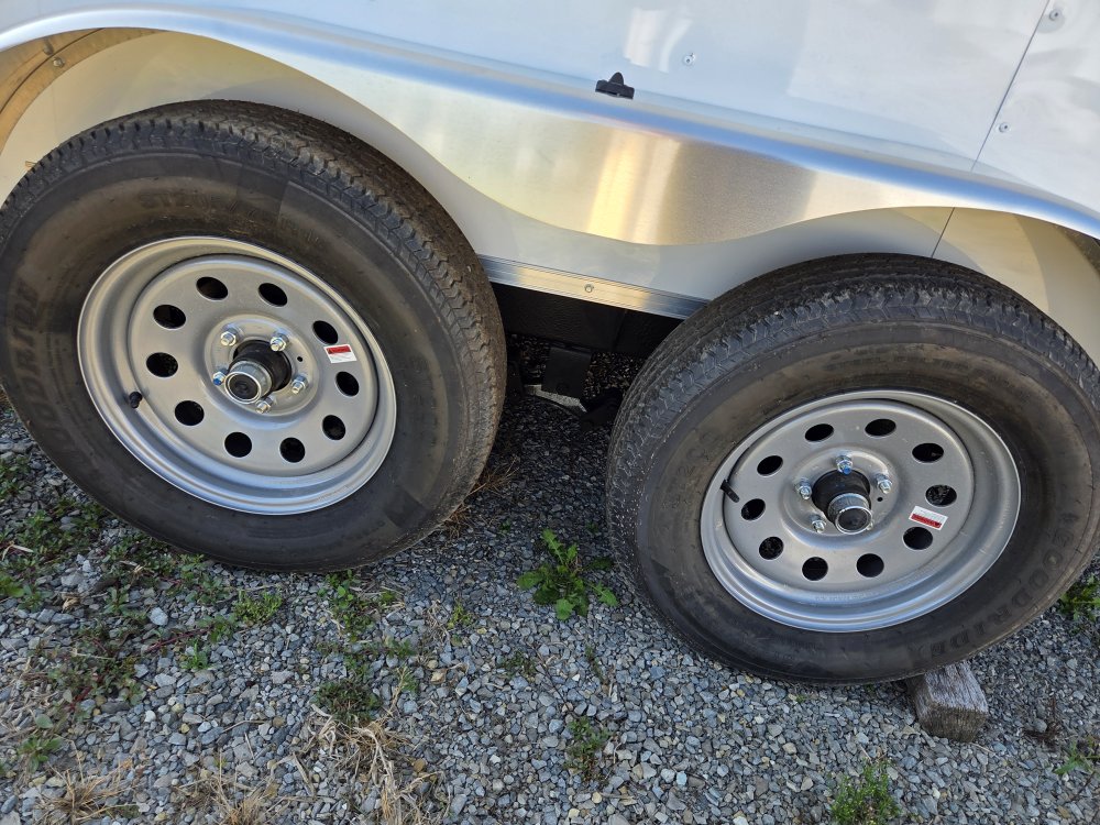 7'x16' RC Trailers Enclosed Cargo RWT 7x16 78"