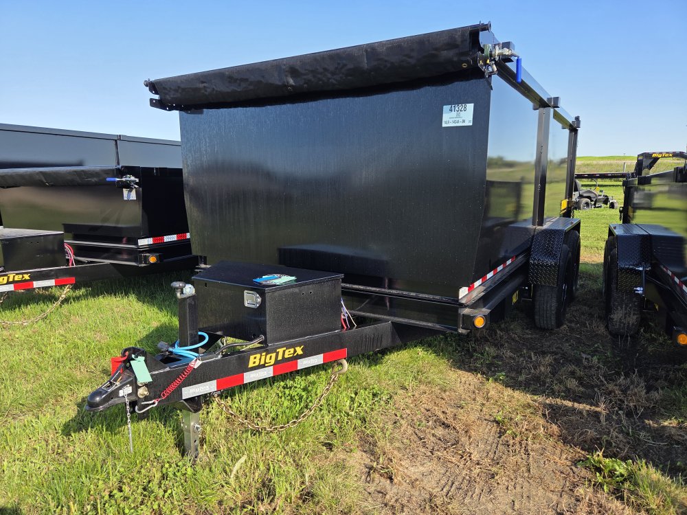 7'x14' Big Tex Trailers Dump 14LX 4'