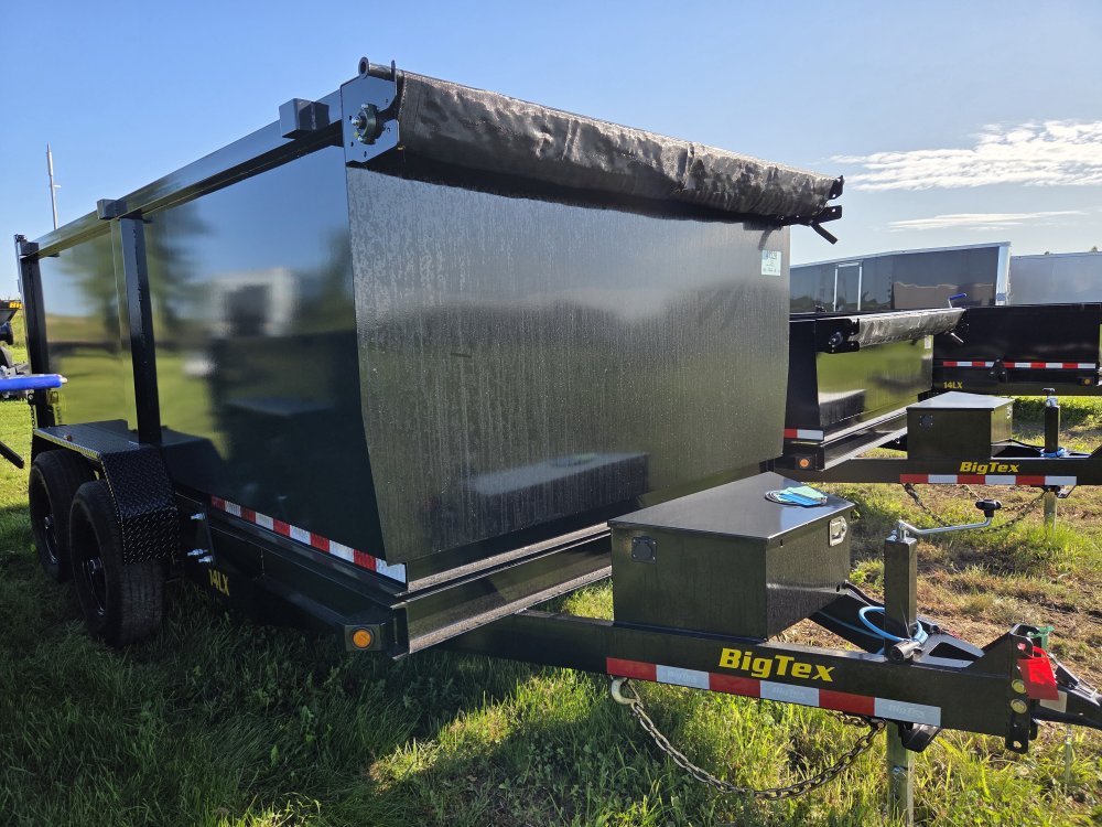7'x14' Big Tex Trailers Dump 14LX 4'