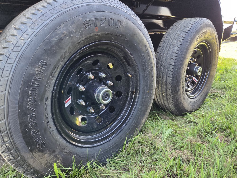 7'x14' Big Tex Trailers Dump 14LX 4'