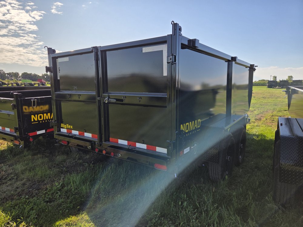 7'x14' Big Tex Trailers Dump 14LX 4'