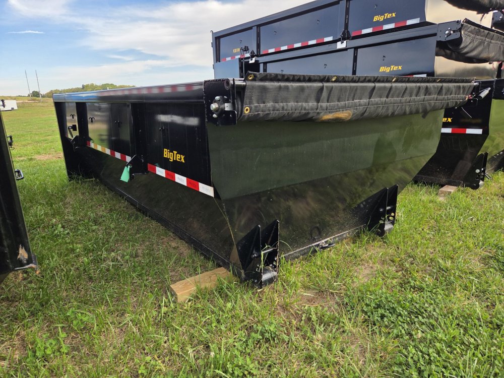 7'x14' Big Tex Trailers Dump-Bin 13BN 4'