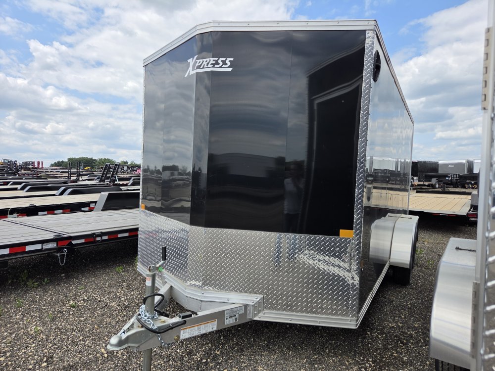 7'x16' Alcom Enclosed Cargo XPRESS7X16XLT 76"