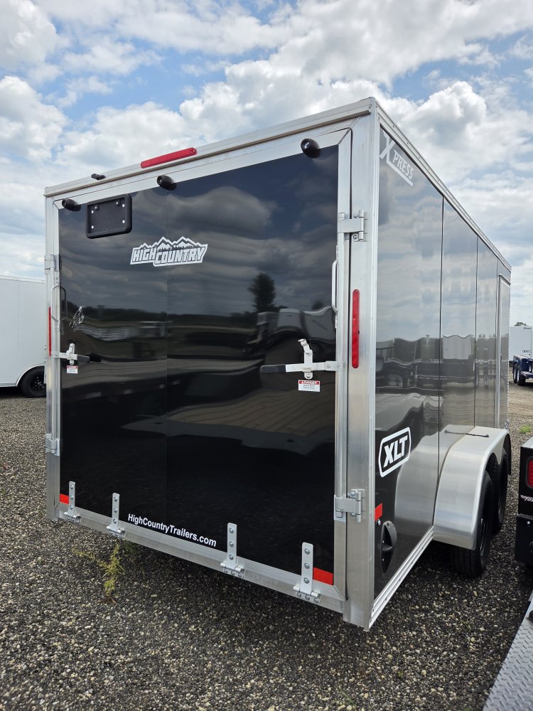 7'x16' Alcom Enclosed Cargo XPRESS7X16XLT 76"
