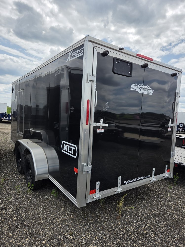 7'x16' Alcom Enclosed Cargo XPRESS7X16XLT 76"