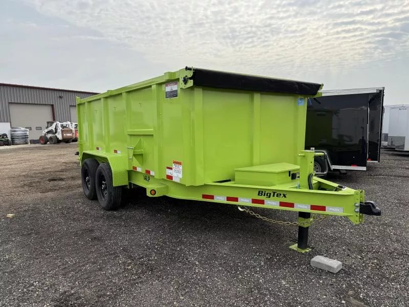 7'x14' Big Tex Trailers Dump 4'