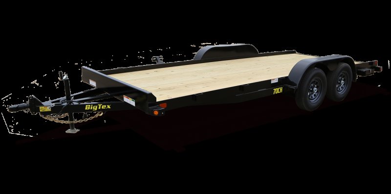 7'x20' Big Tex Trailers Car Racing 70CH-20