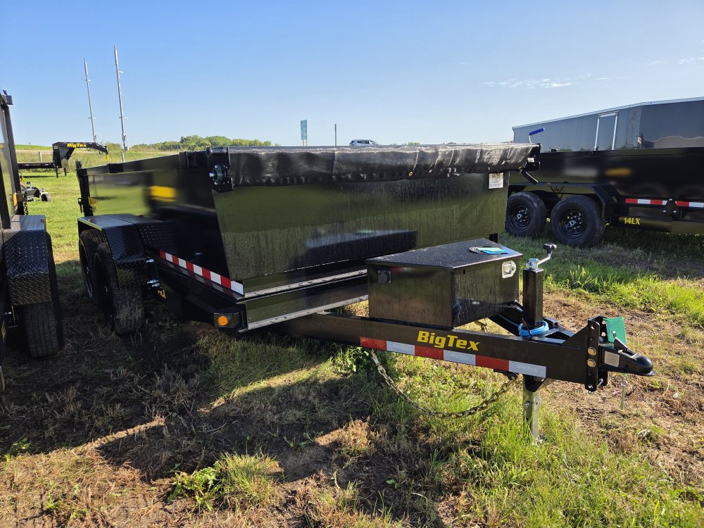7'x14' Big Tex Trailers Dump 14LX 2'