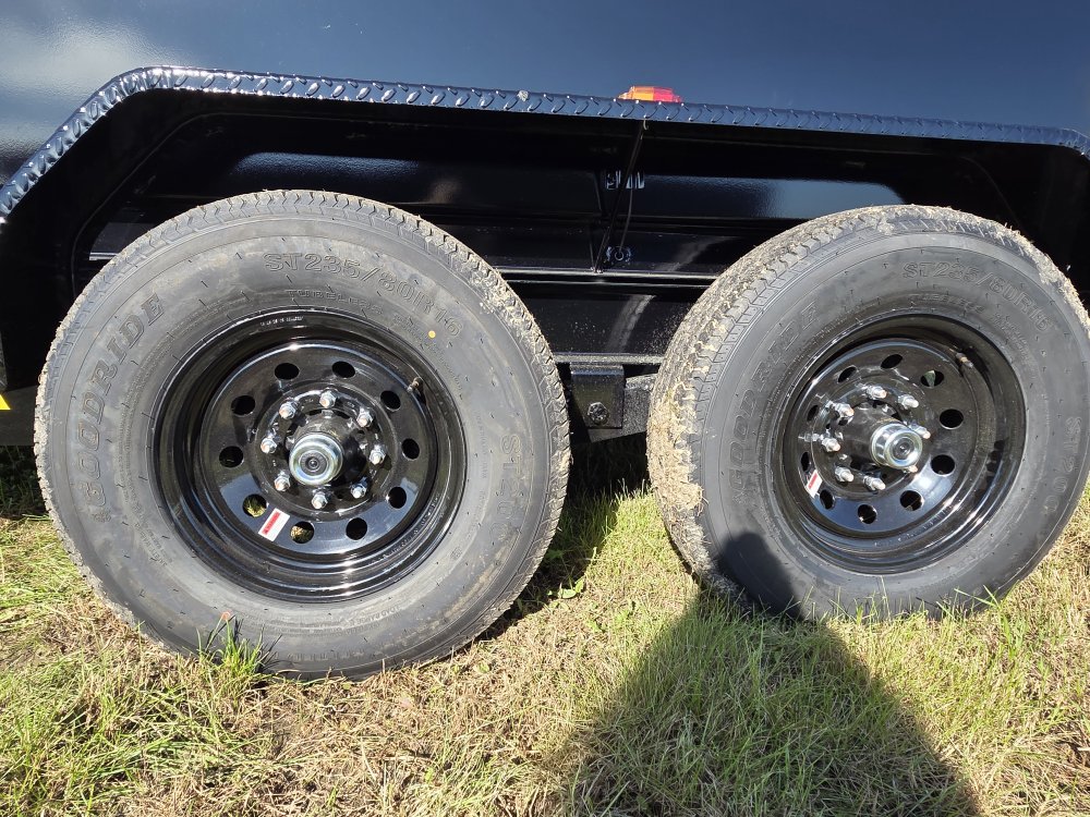 7'x14' Big Tex Trailers Dump 14LX 2'