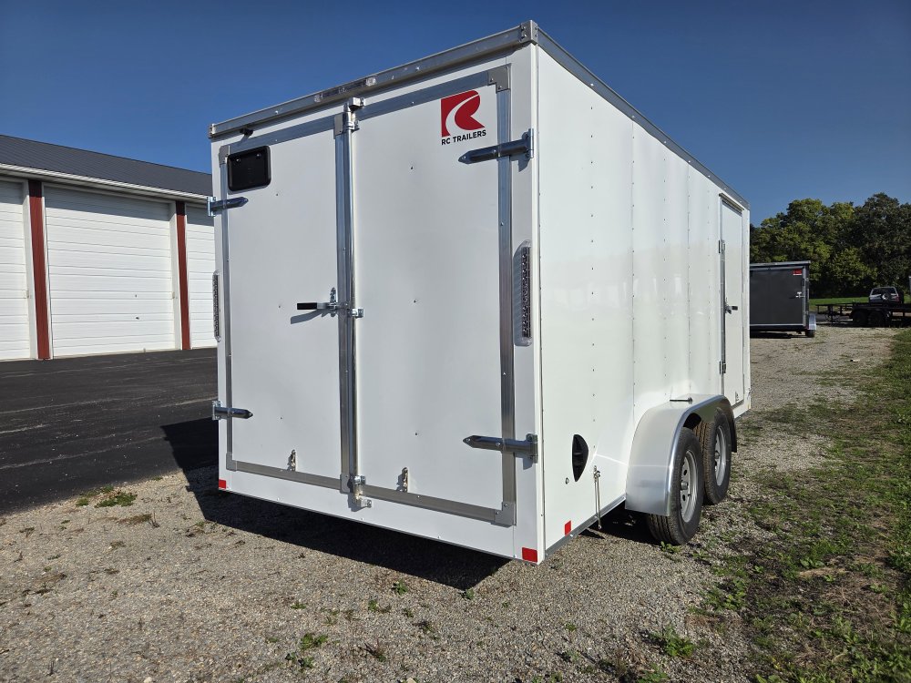 7'x16' RC Trailers Enclosed Cargo RWT 7x16 78"