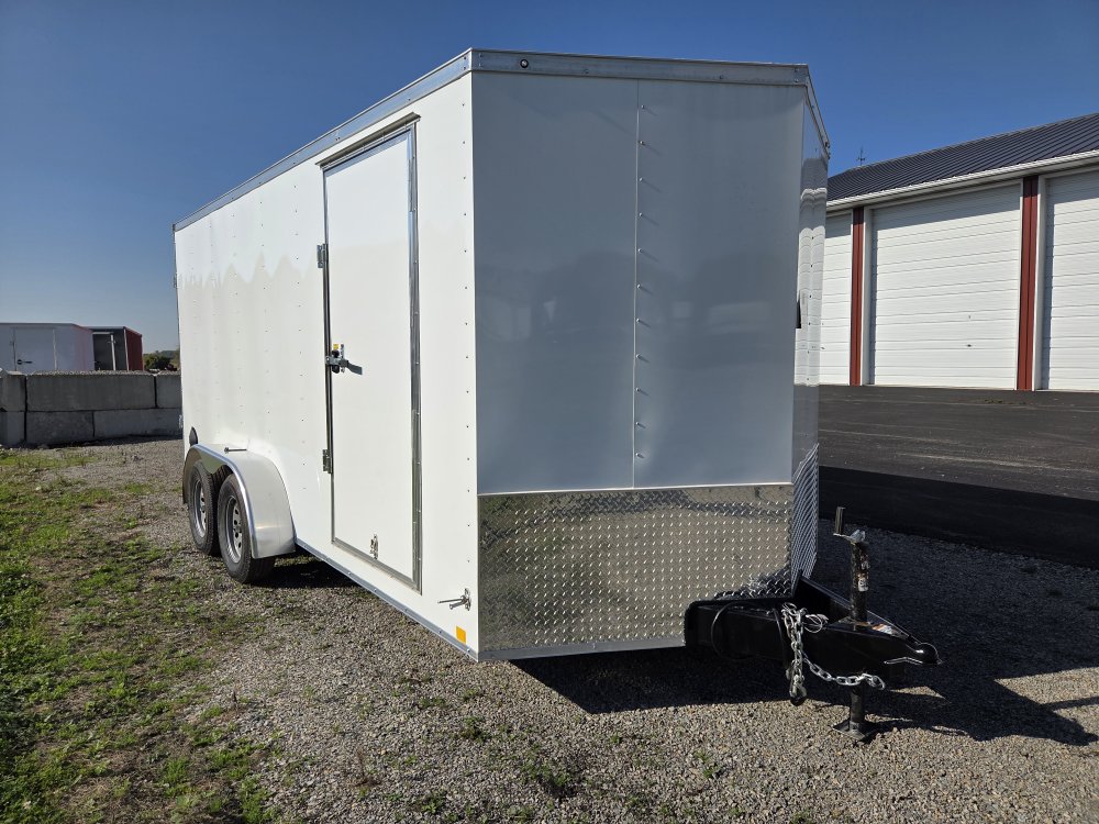 7'x16' RC Trailers Enclosed Cargo RWT 7x16 78"