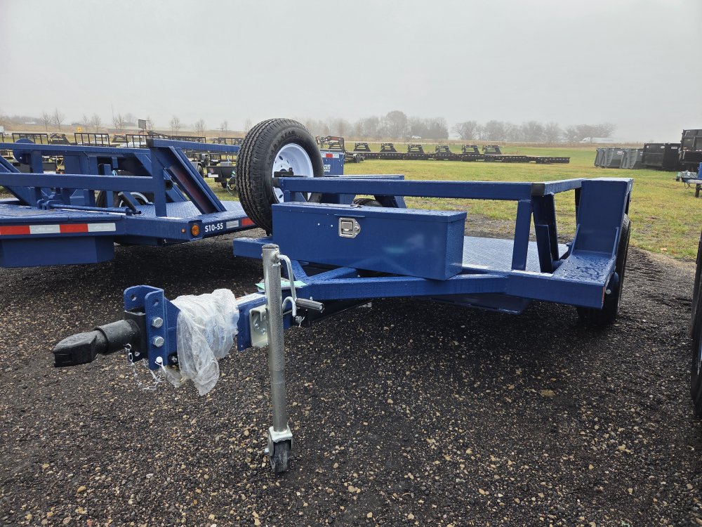 4' 4"x8' 6" Air Tow Specialty S8-35 Single Axle Flatbed