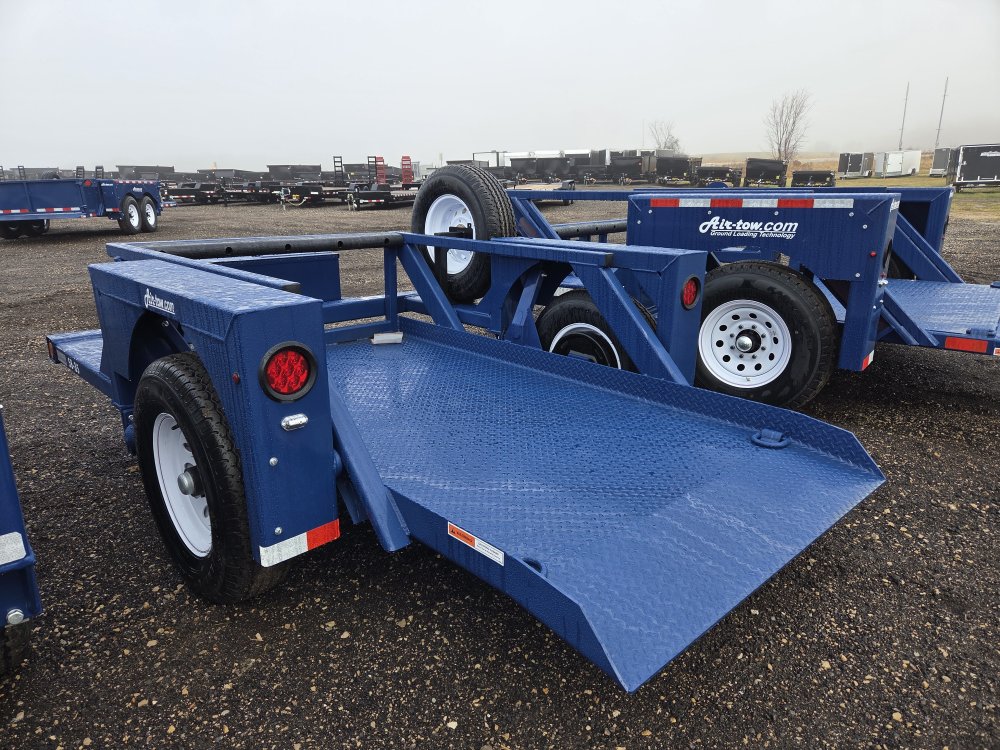4' 4"x8' 6" Air Tow Specialty S8-35 Single Axle Flatbed