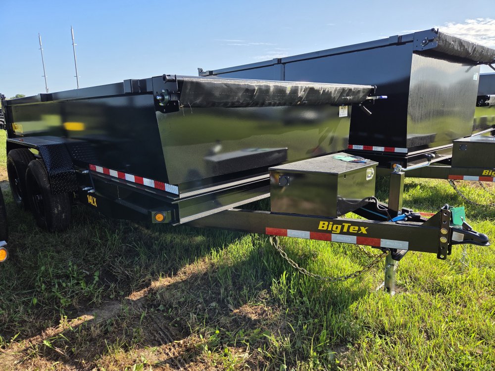 7'x14' Big Tex Trailers Dump 14LX 2'
