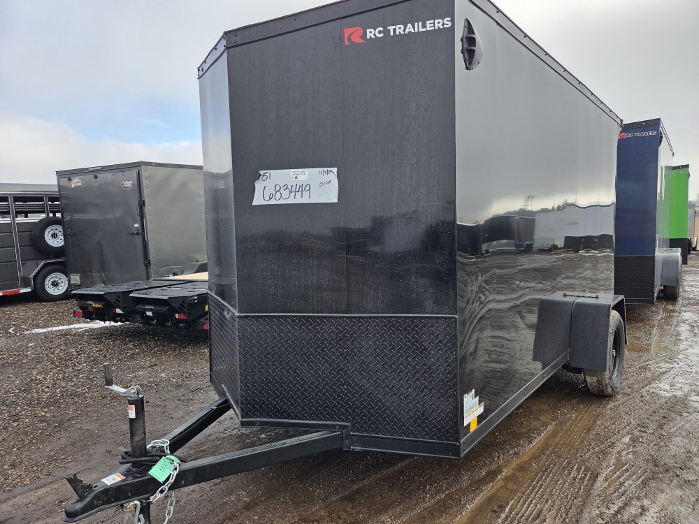 6'x12' RC Trailers Enclosed Cargo RDLX612SA 78"