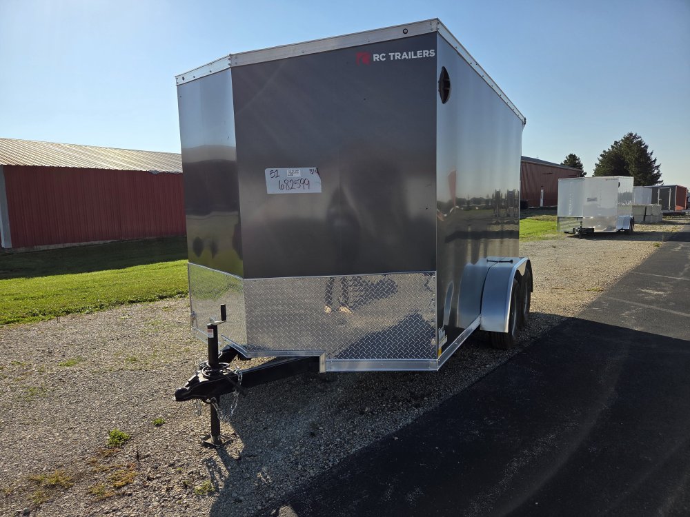7'x12' RC Trailers Enclosed Cargo RDLX 7x12 78"