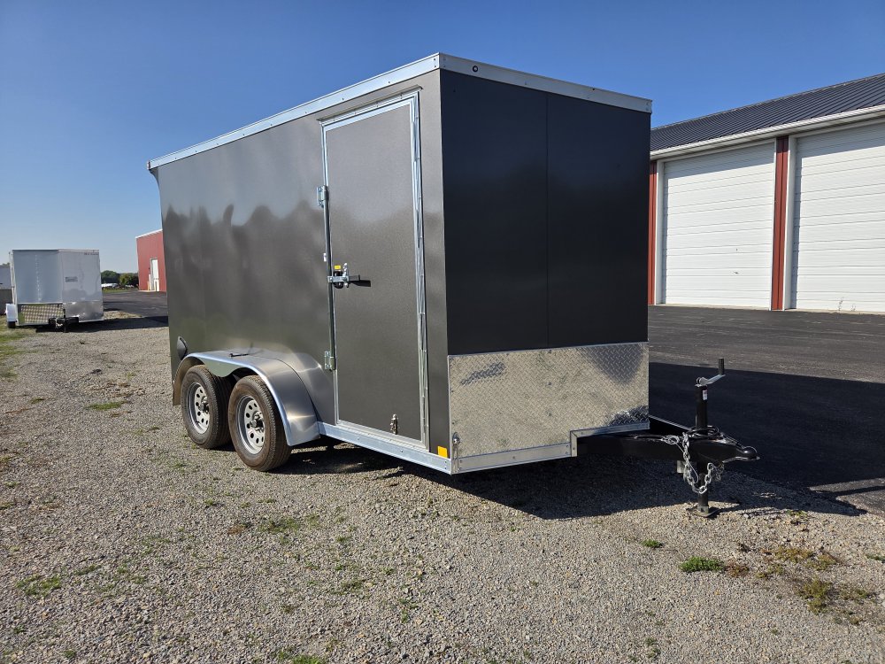 7'x12' RC Trailers Enclosed Cargo RDLX 7x12 78"