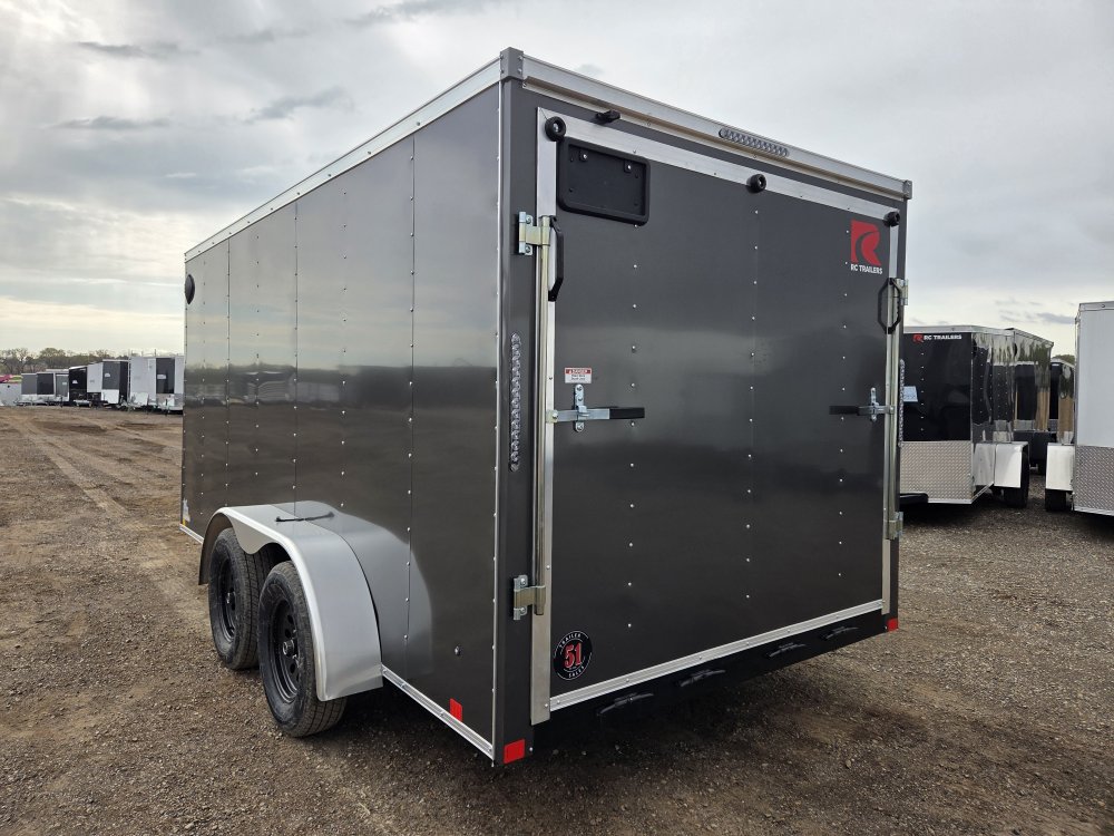 7'x14' RC Trailers Enclosed Cargo E714TA2 72"