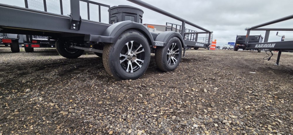 6.8'x15' Karavan Trailers Utility KTPU-6500-TEB-82-15