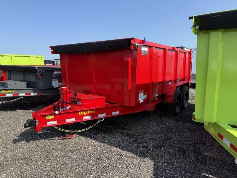 7'x14' Big Tex Trailers Dump 4'
