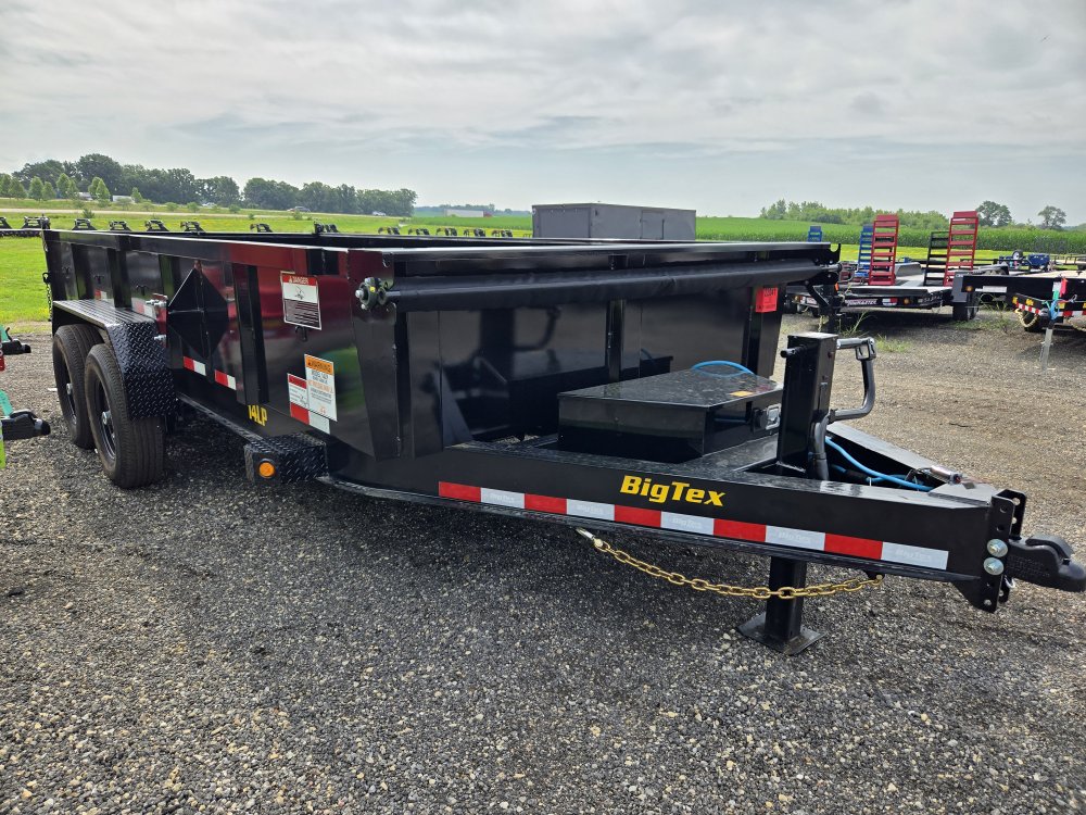 7'x16' Big Tex Trailers Dump 2'