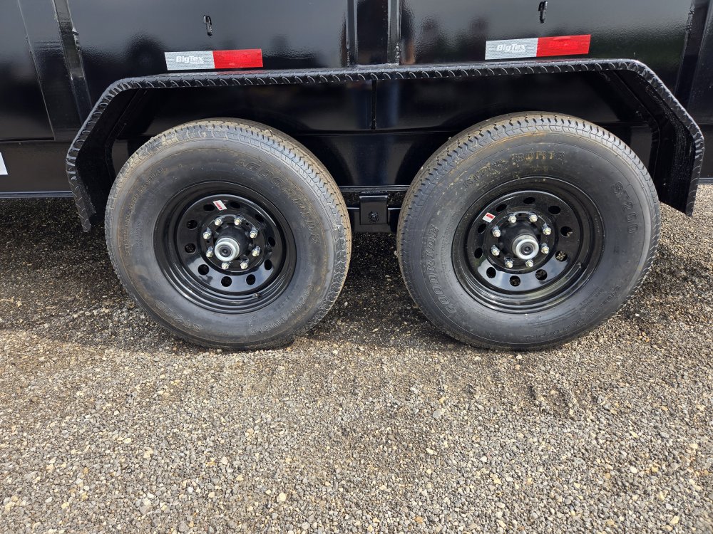 7'x16' Big Tex Trailers Dump 2'