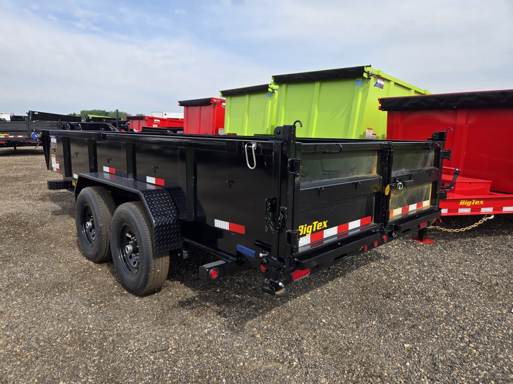 7'x16' Big Tex Trailers Dump 2'