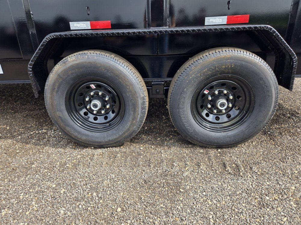 7'x16' Big Tex Trailers Dump 14LP-16 2'