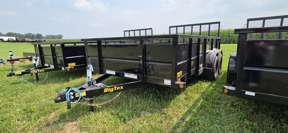7'x14' Big Tex Trailers Utility 70TV-14