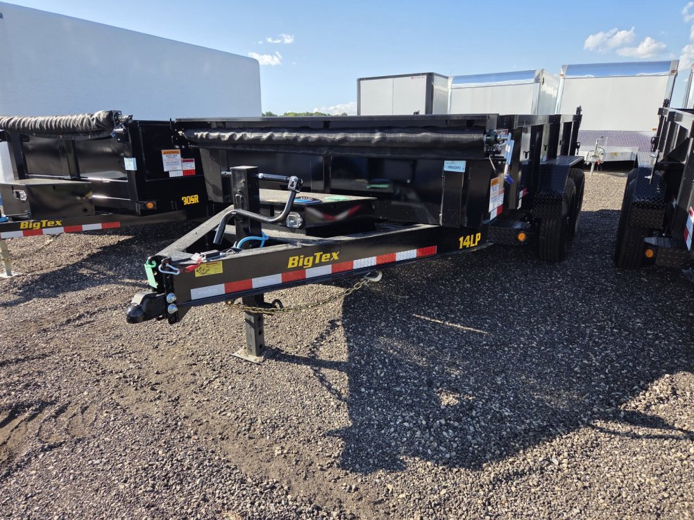 7'x14' Big Tex Trailers Dump 14LP-14 2'