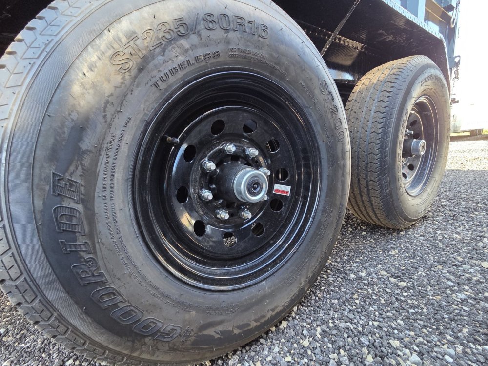 7'x14' Big Tex Trailers Dump 14LP-14 2'