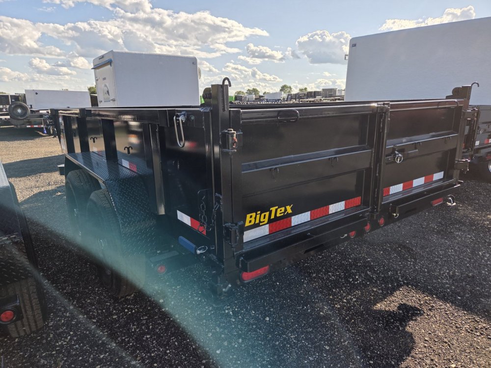 7'x14' Big Tex Trailers Dump 14LP-14 2'