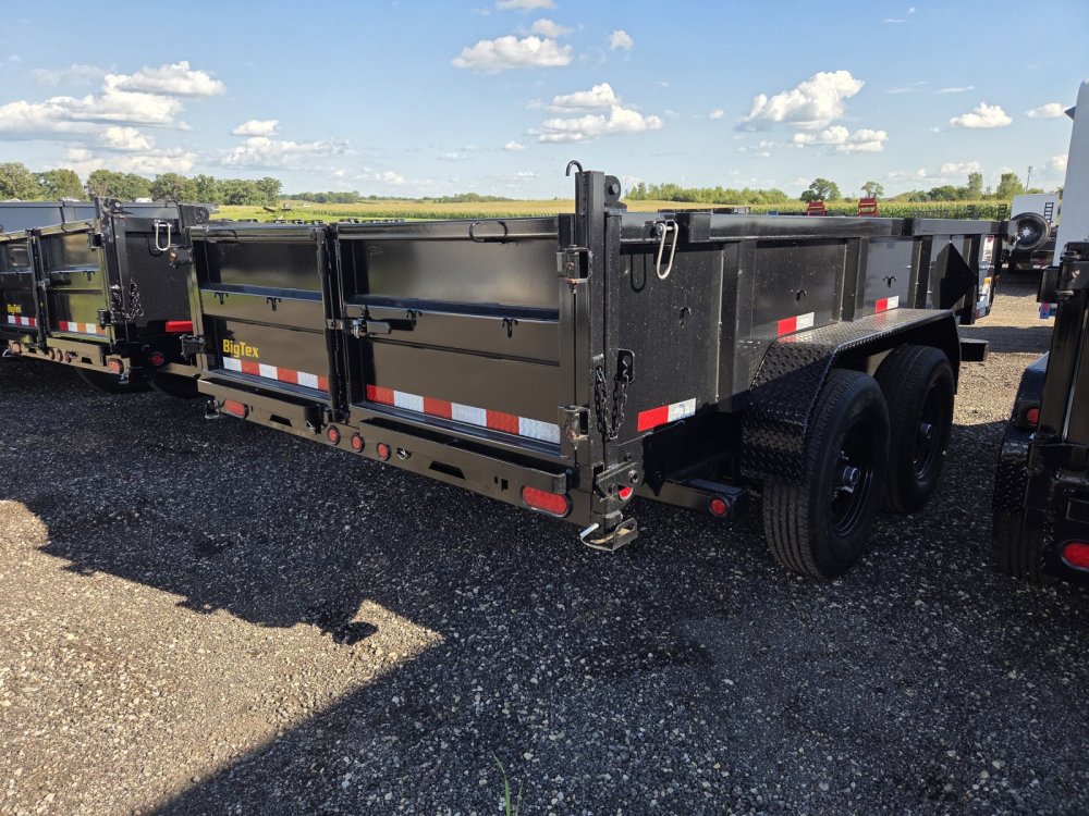 7'x14' Big Tex Trailers Dump 14LP-14 2'