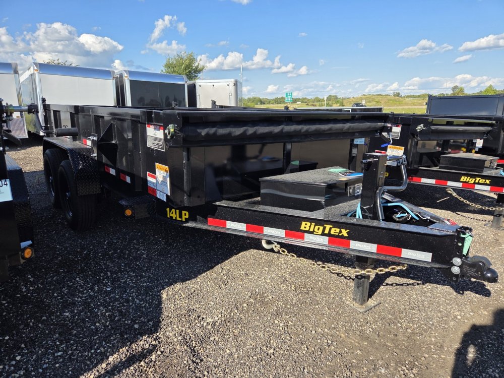 7'x14' Big Tex Trailers Dump 14LP-14 2'