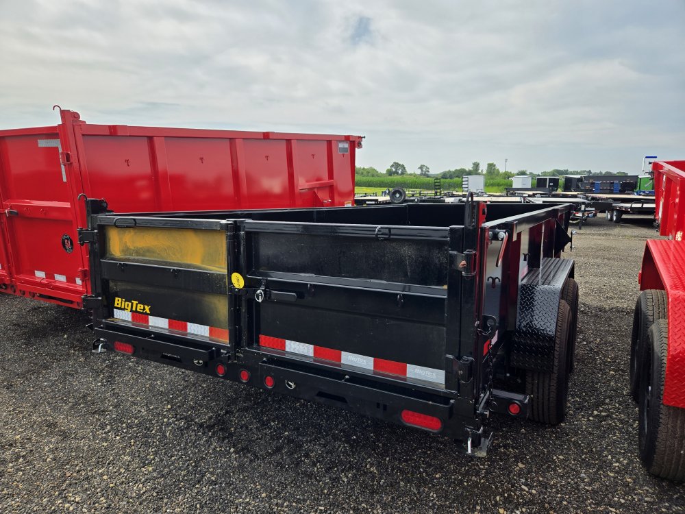 7'x16' Big Tex Trailers Dump 2'