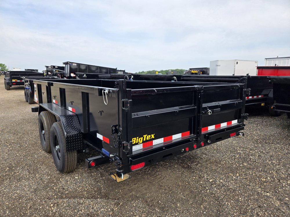 7'x16' Big Tex Trailers Dump 2'