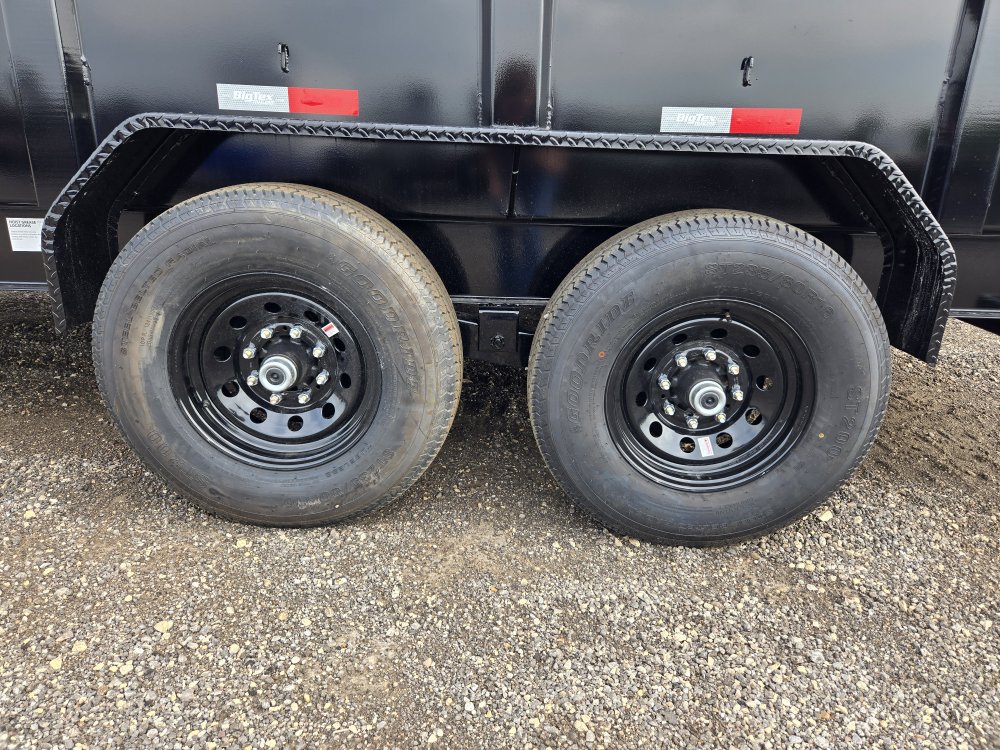 7'x16' Big Tex Trailers Dump 2'