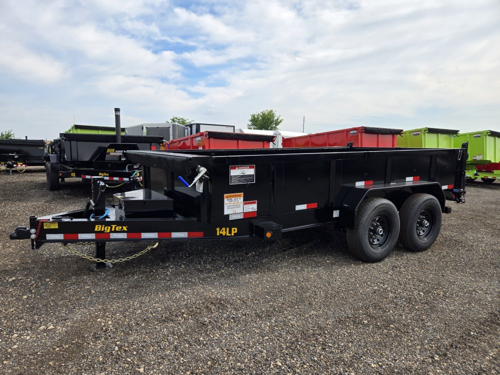7'x14' Big Tex Trailers Dump 2'