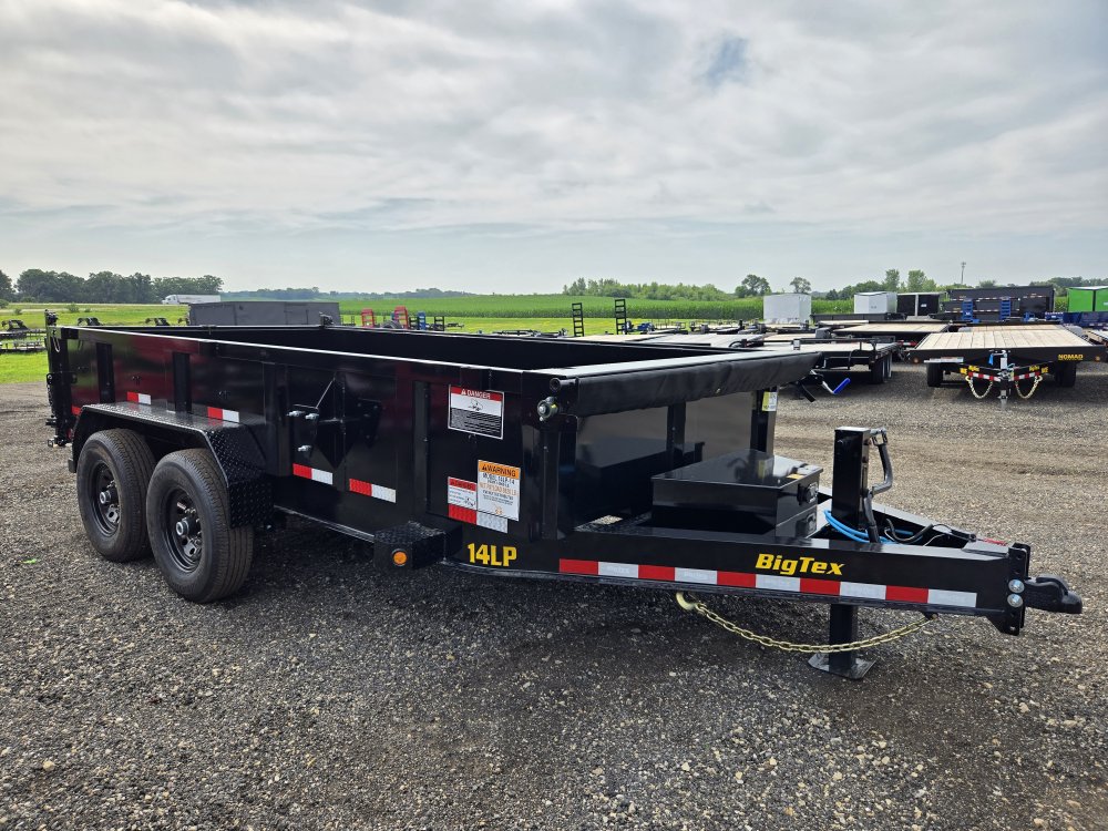 7'x14' Big Tex Trailers Dump 2'