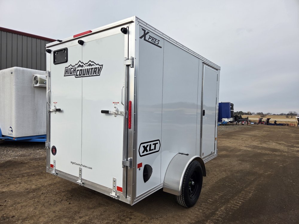 6'x10' Alcom Enclosed Cargo XPRESS6X10XLT 82"