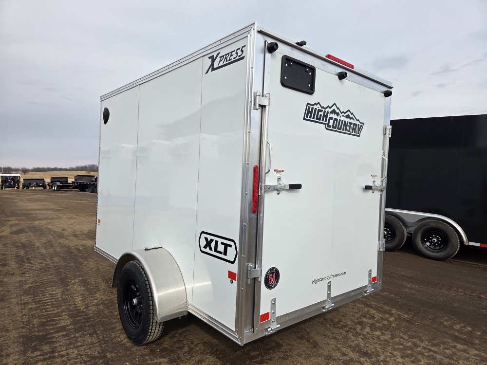 6'x10' Alcom Enclosed Cargo XPRESS6X10XLT 82"