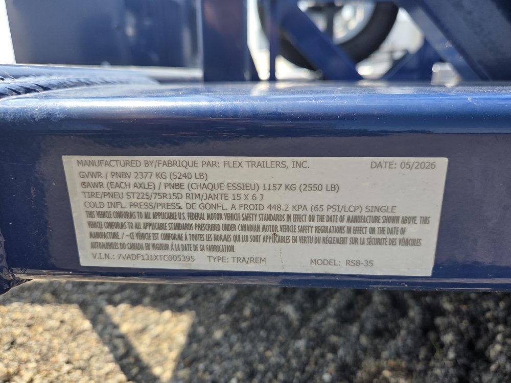 4' 4"x8' 6" Air Tow Utility RS8-35