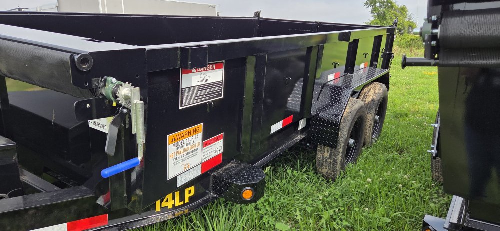 7'x14' Big Tex Trailers Dump 2'