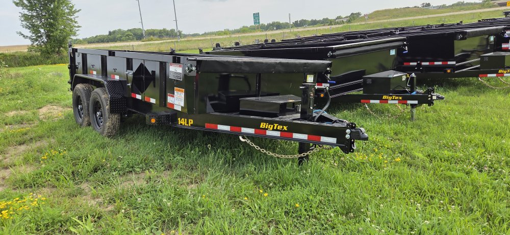 7'x14' Big Tex Trailers Dump 2'