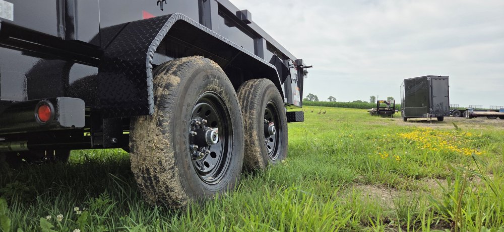 7'x14' Big Tex Trailers Dump 2'